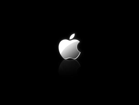 Apple черный лого