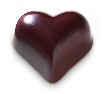 Сердце из шоколада