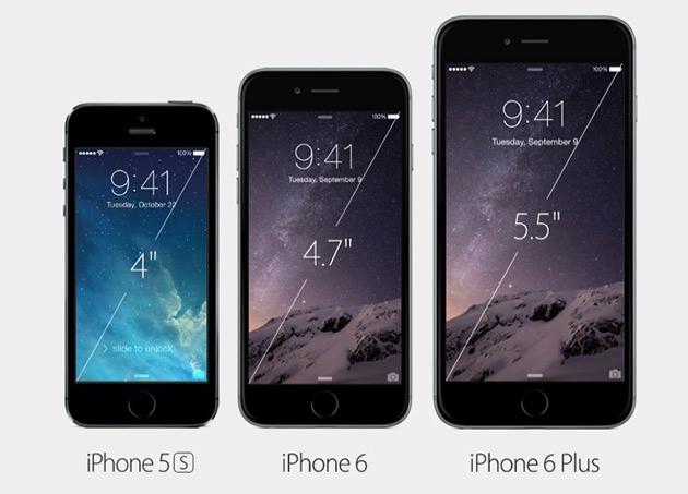 iPhone 5S, iPhone 6 и iPhone 6 Plus