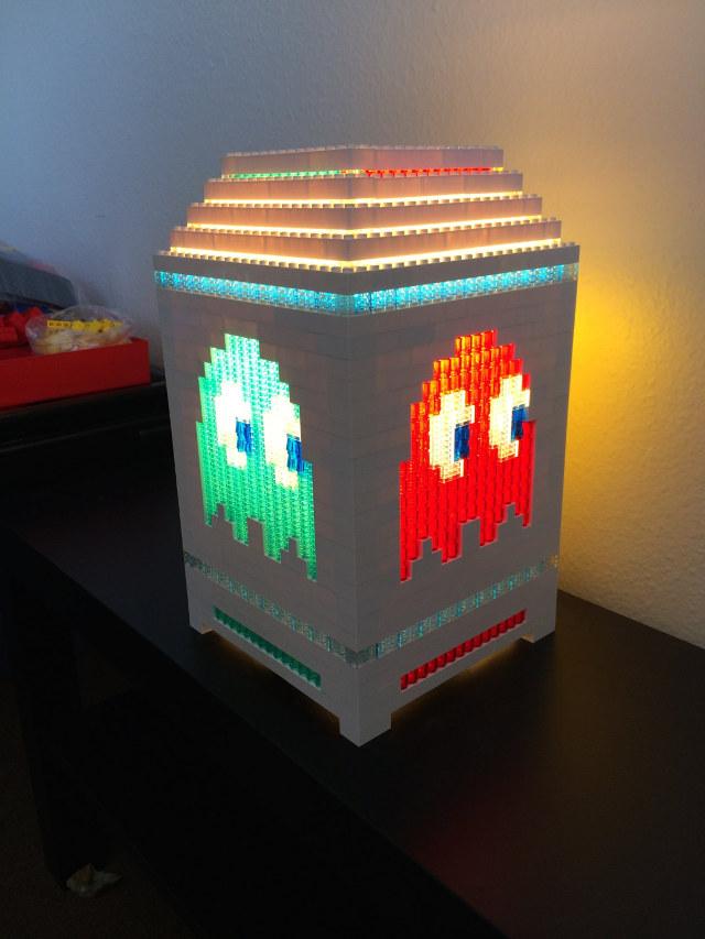 LEGO Pac-Man lamp