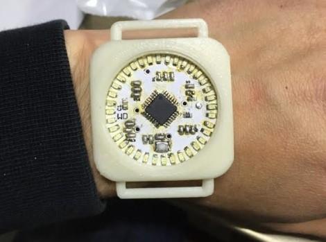 Wearable 3D Printed Arduino LED Watch 